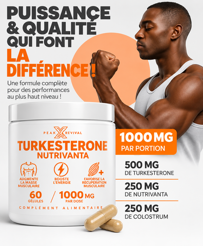 capsules de testostérone turkestérone tongkat ali